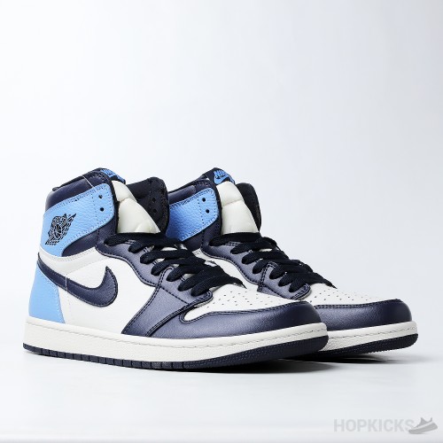 jordan 1 retro high obsidian unc fake